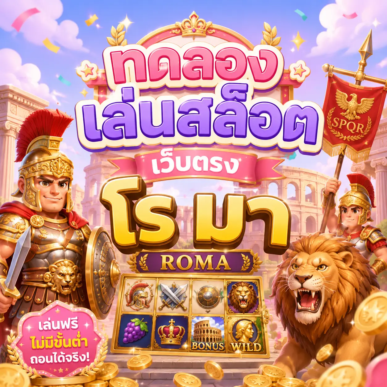 ทดลองเล่นสล็อต เว็บตรง โร มา