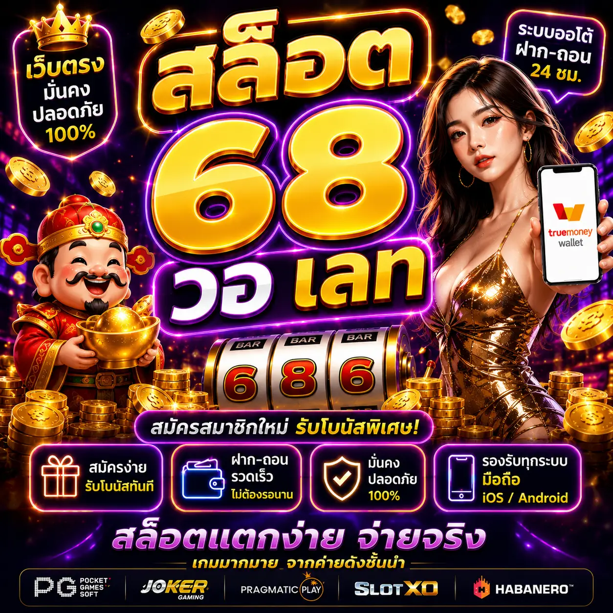 สล็อต 68 วอ เลท ได้รับความนิยมสูง