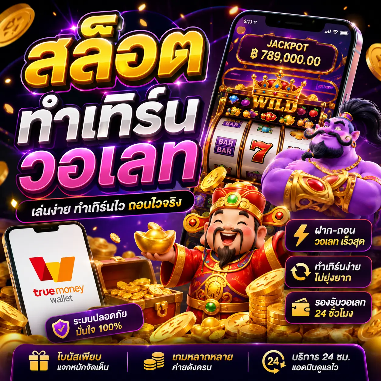 สล็อต ทํา เทิ ร์ น วอ เลท