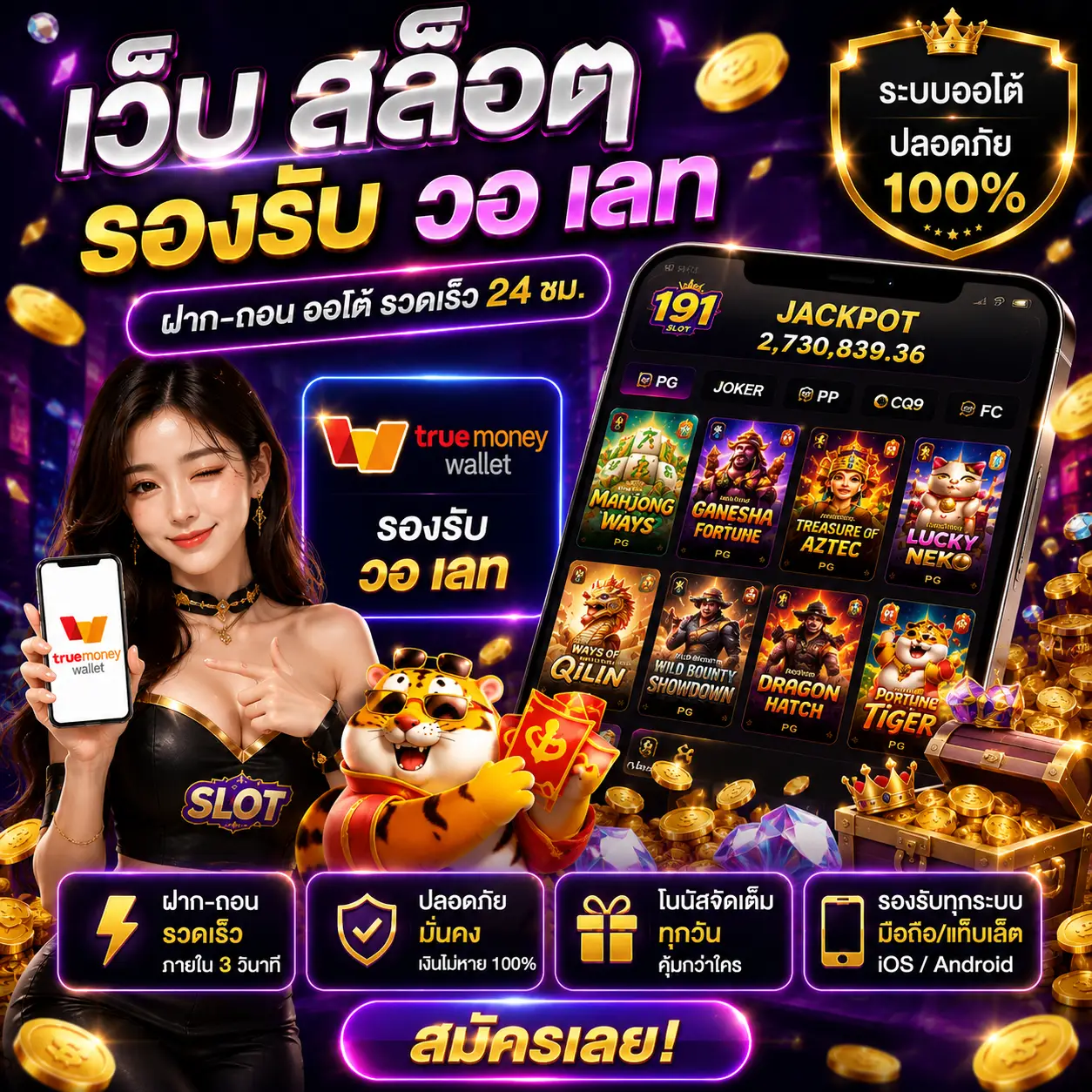 เว็บ สล็อต รองรับ วอ เลท ทางเลือกใหม่ของสายสล็อตยุคดิจิทัล