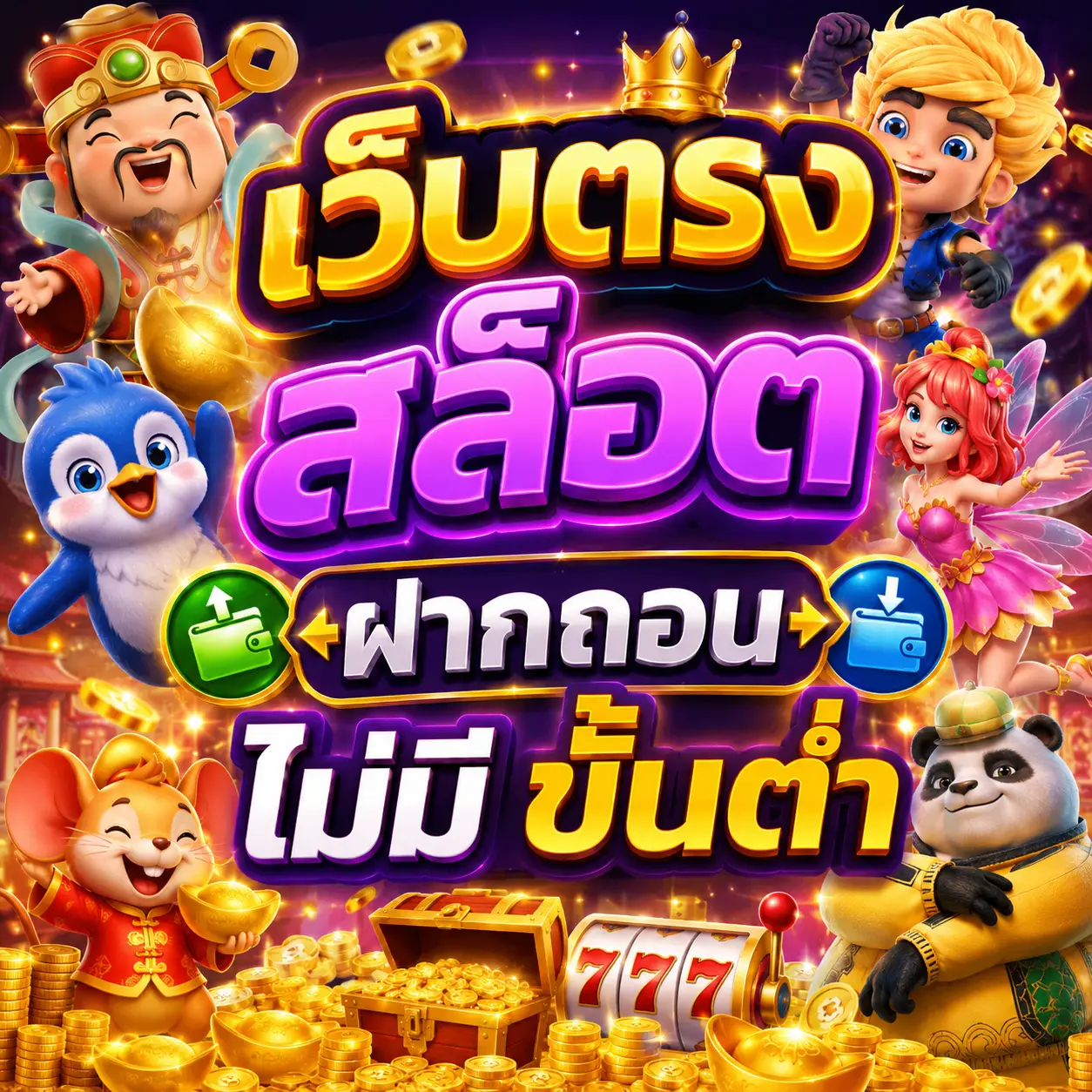 เว็บตรง สล็อต ฝากถอน ไม่มี ขั้นต่ำ
