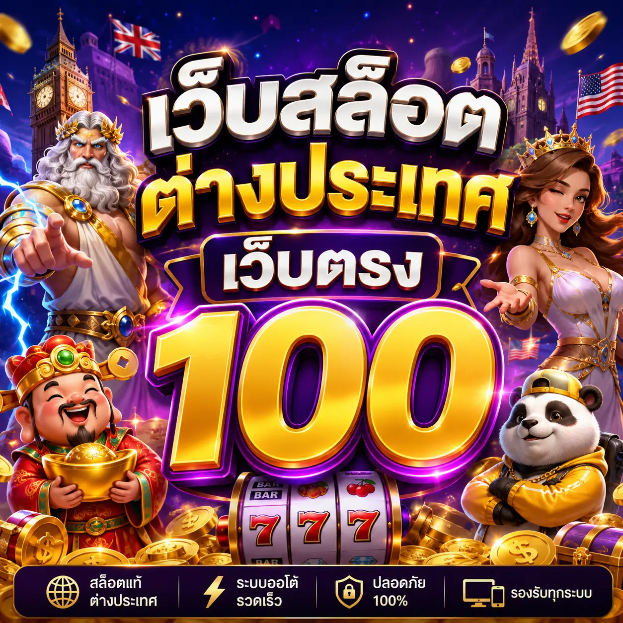 เว็บสล็อต ต่างประเทศ เว็บตรง 100