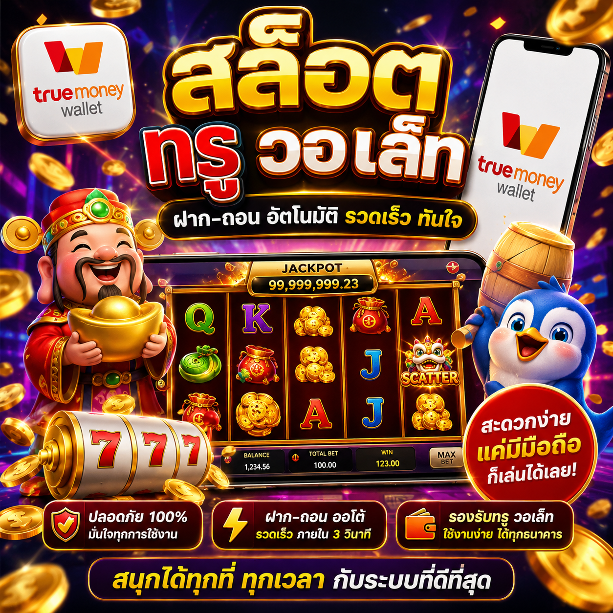 🎮 สล็อต ท รู วอ ล เล็ ต