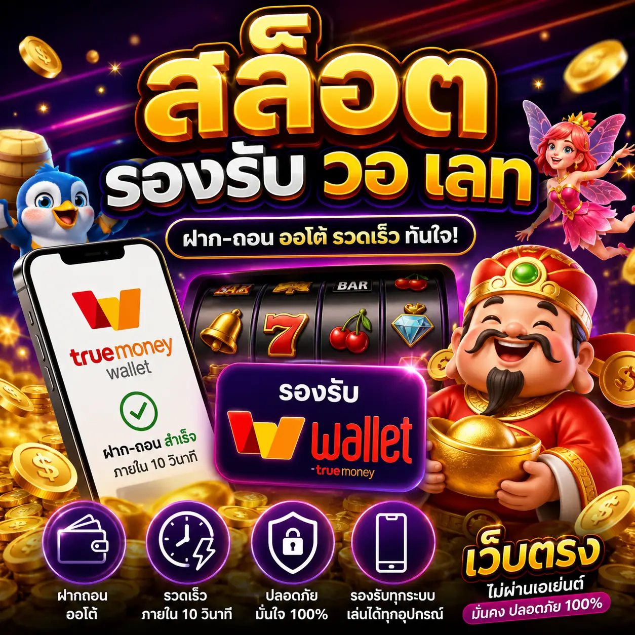🎮 สล็อต รองรับ วอ เลท