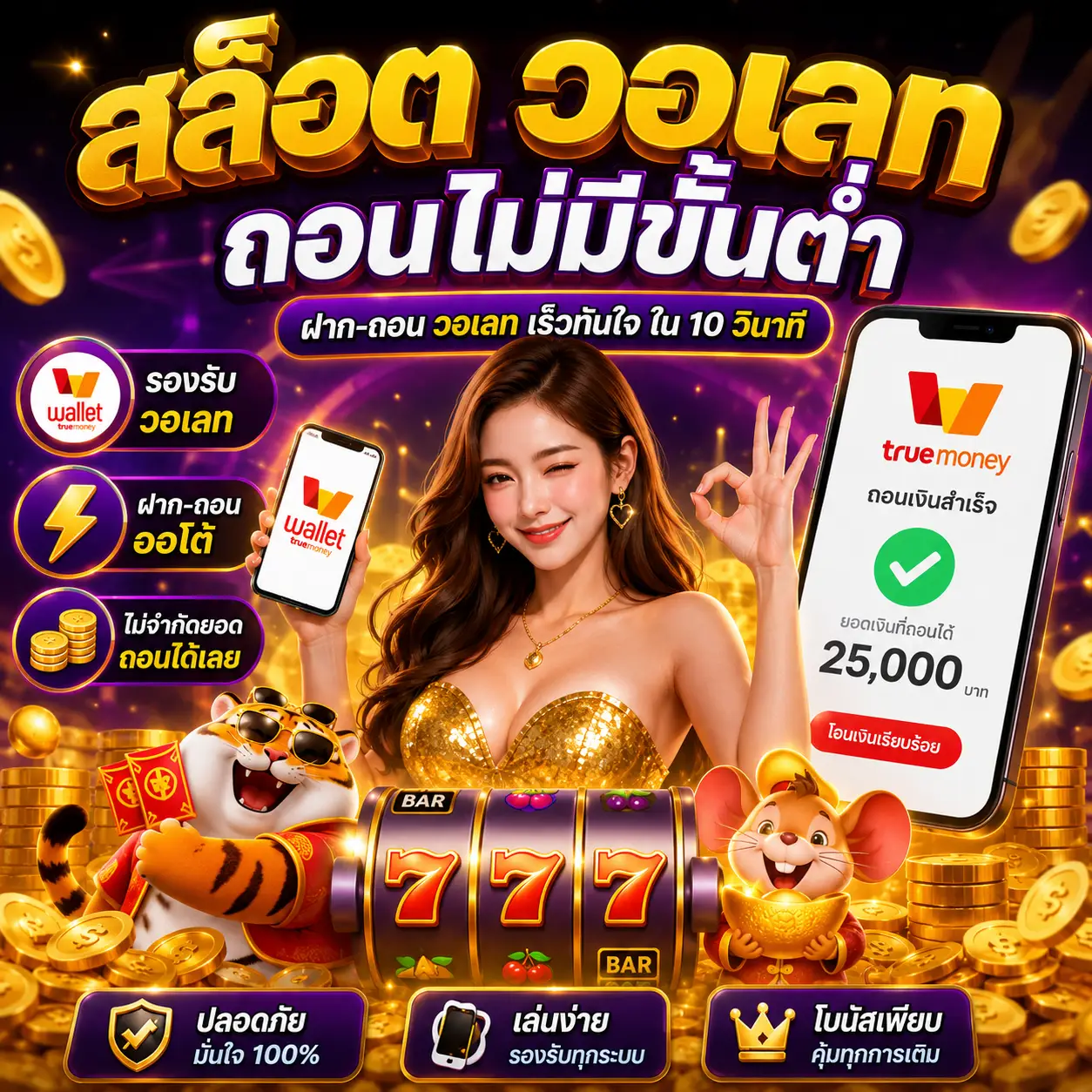 🎰 สล็อต วอเลทถอนไม่มีขั้นต่ํา