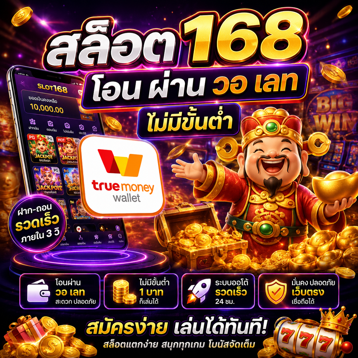 🎰 สล็อต168 โอน ผ่าน วอ เลท